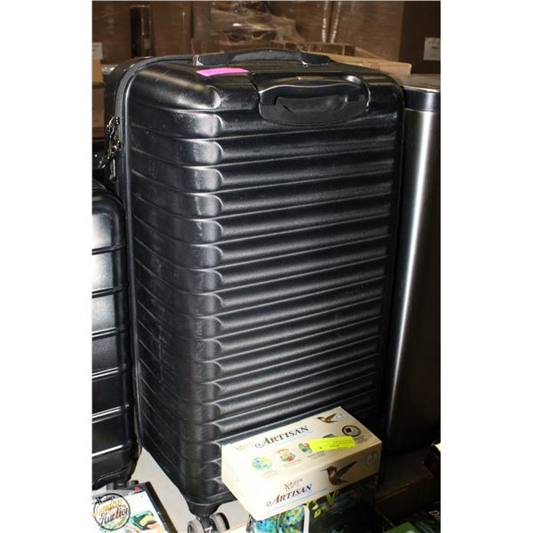 DELSEY 2PC LUGGAGE SET BLACK