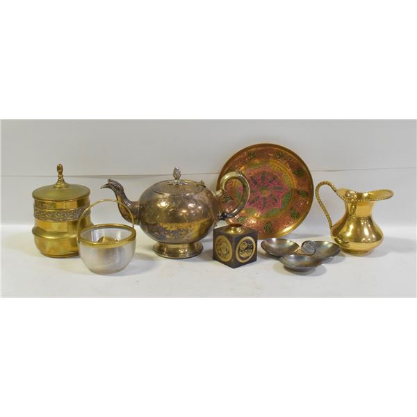 SOLID BRASS DECOR BUNDLE INCLUDING