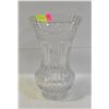Image 1 : LARGE CRYSTAL VASE H-14"