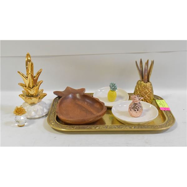 CRYSTAL PINEAPPLE + PINEAPPLE PICKLE FORKS