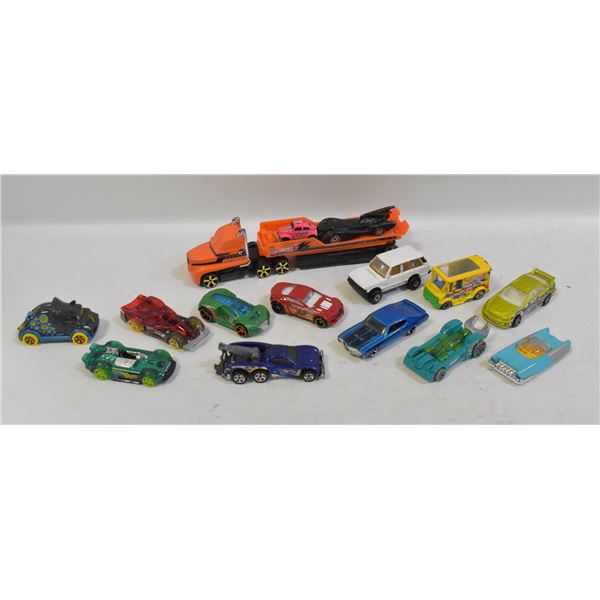 VARIETY OF HOTWHEELS/MATCHBOX INCLUDING: DC COMICS
