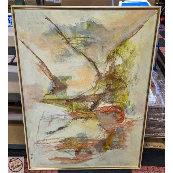 FRAMED WALL HANGING 29.5" X 41.25"