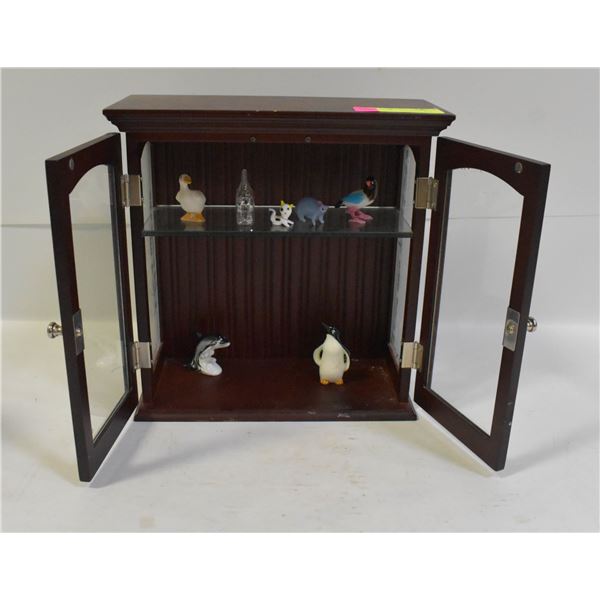 ESTATE WOODEN MINI DISPLAY CABINET WITH