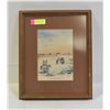 Image 1 : INDIGENOUS FRAMED PICTURE 16" X 14"