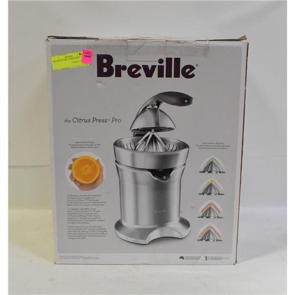 BREVILLE CITRUS PRESS PRO