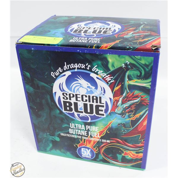 CASE OF 12 SPECIAL BLUE ULTRA PURE BUTANE FUEL