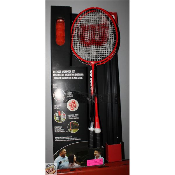 WILSON OUTDOOR BADMINTON SET 4PK