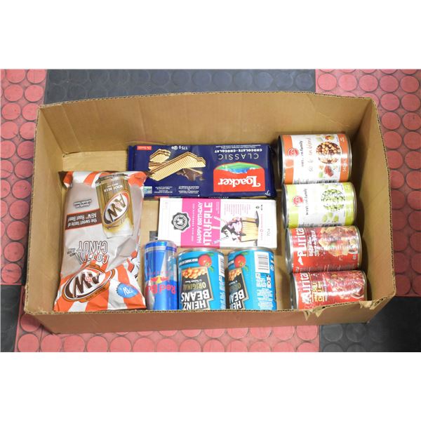 NON PERISHABLE FOOD PRODUCTS WITH