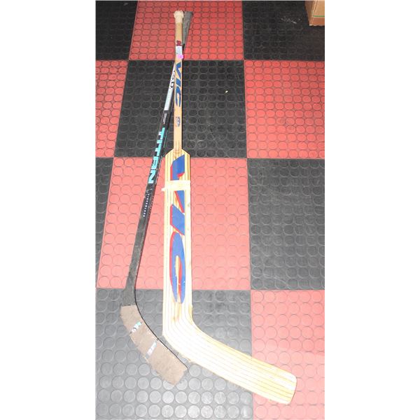 ESTATE LOT 2 VINTAGE HOCKEY STICK / GOLIE STICK