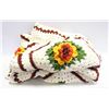 Image 1 : VINTAGE KNITTED BLANKET 95"X72"