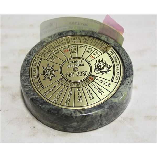 SOLID STONE + BRASS 1991-2030 FOR 40 YEARS