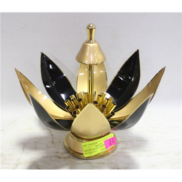 VINTAGE BRASS CIGARETTE HOLDER WITH