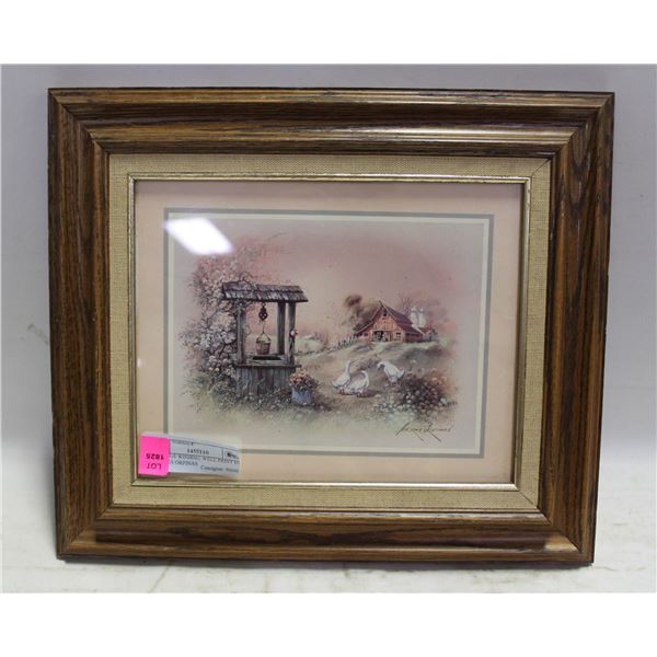 VINTAGE WISHING WELL PRINT BY ANDRES ORPINAS