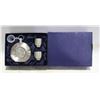 Image 1 : PEWTER 5 OZ FLASK & 2 CUPS SET, GOLF THEME