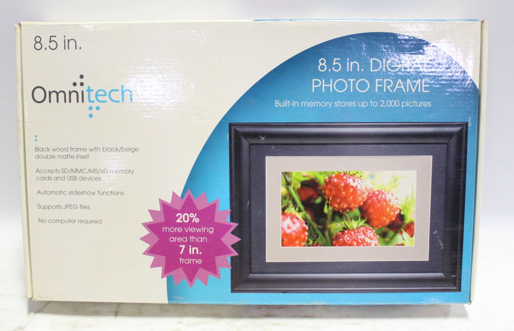 Box Frame Tech OMNITECH DIGITAL FRAME AND ORIGINAL BOX