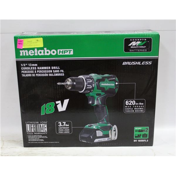 BRAND NEW METABO 18V HPT HAMMER DRILL KIT
