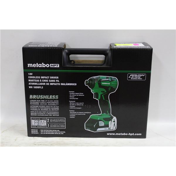 BRAND NEW METABO HPT 18VOLT CORDLESS IMPACT DRIVER