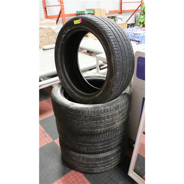 FOUR (4) 255/45R 20 ALL SEASON TIRES