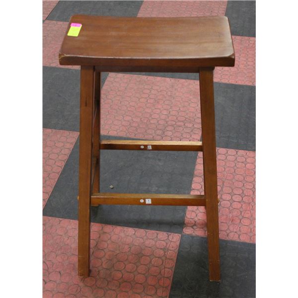 WOODEN BAR STOOL