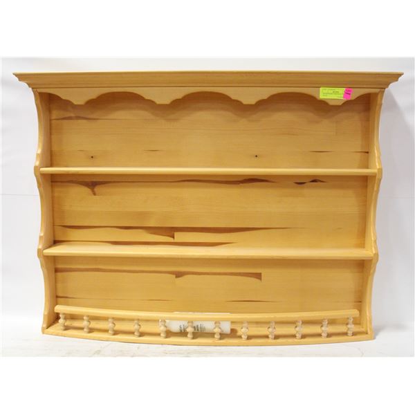 SOLID WOOD 3 TIER WALL HANGING DECOR