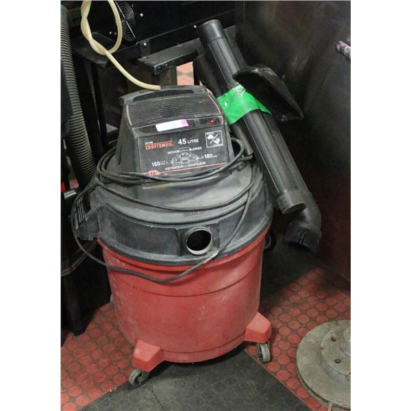 ESTATE 45 LITRE SEARS CRAFTSMAN SHOP VACUUM