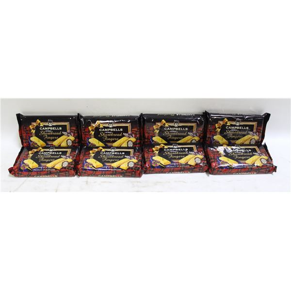 8PKS SCOTTISH CAMPBELL SHORTBREAD COOKIES