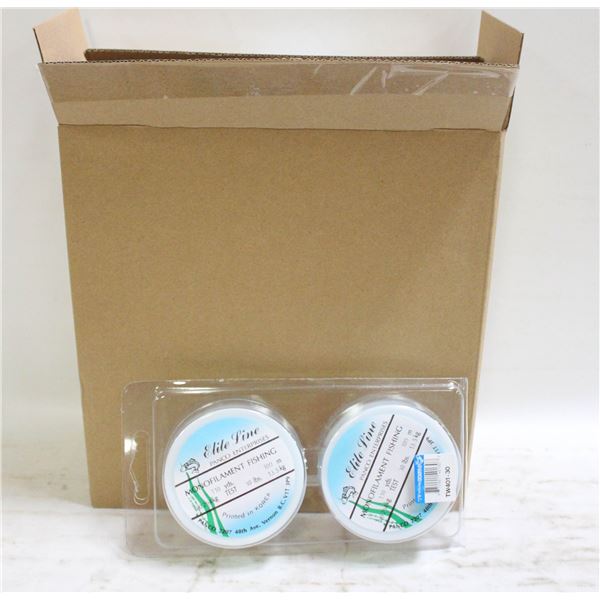 12 SPOOLS OF FISHING LINE 30 POUND TEST