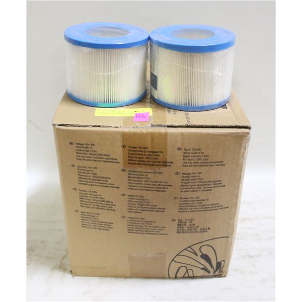 POOL PUMP AND TWO POOL FILTERS