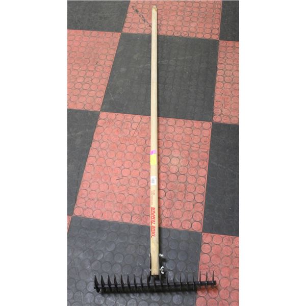 THATCHING RAKE- TRUE TEMPER STEEL BRAND