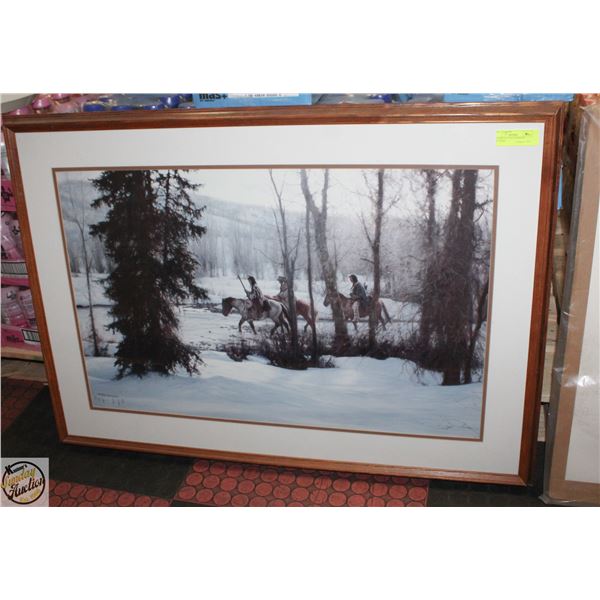 FRAMED NATIVE CANADIAN ARTWORK