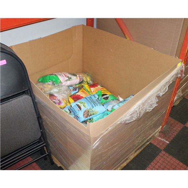 PALLET OF ASSORTED MIRACLE-GRO PRODUCTS + ECO COMP