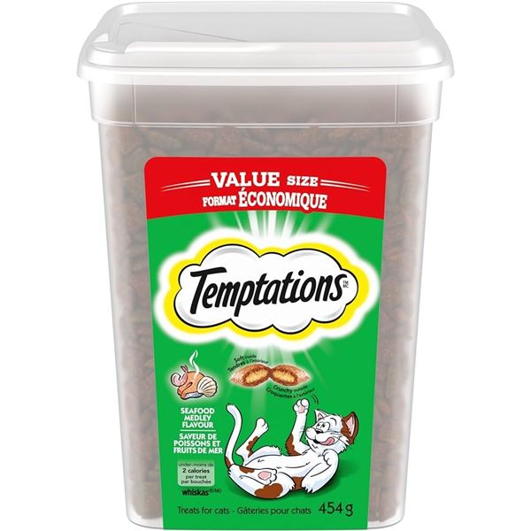 NEW PURINA TEMPTATIONS SEAFOOD MEDLEY 454G