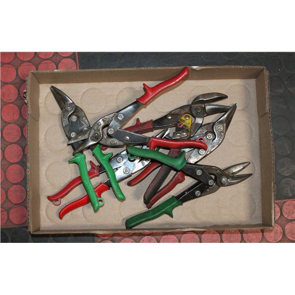 ESTATE LOT OF VARIOUS TIN SNIPS