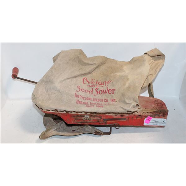VINTAGE CYCLONE SEED SOWER SEEDER CO URBANA