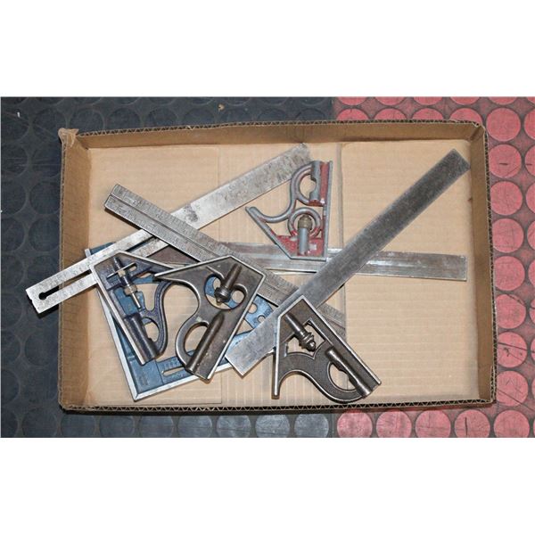 VINTAGE ASSORTED COMBINATION SQUARES