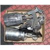 Image 1 : ESTATE LOT OF 3 VARIOUS METAL PRESSURE SPRAYERS