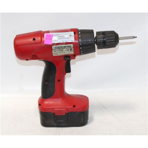 ESTATE 18V CORDLESS DRILL CDD10180T8S