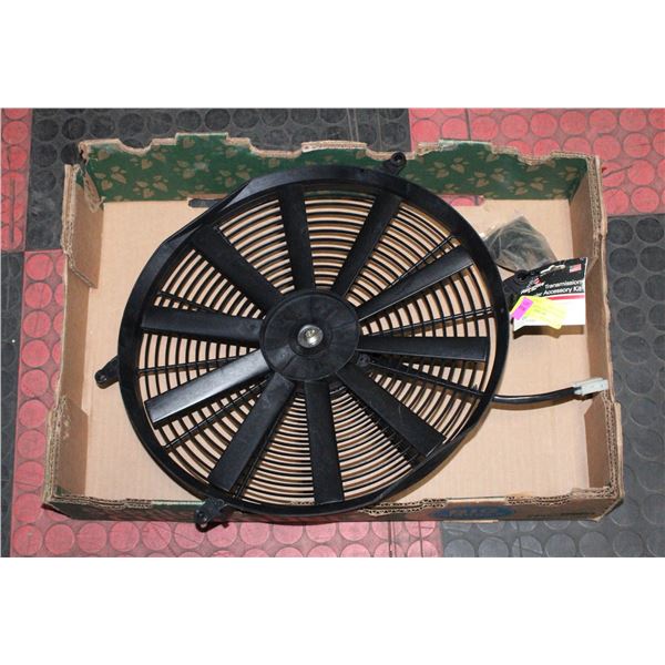 16” 12 V ELECTRIC RADIATOR FAN W/MOUNT KIT
