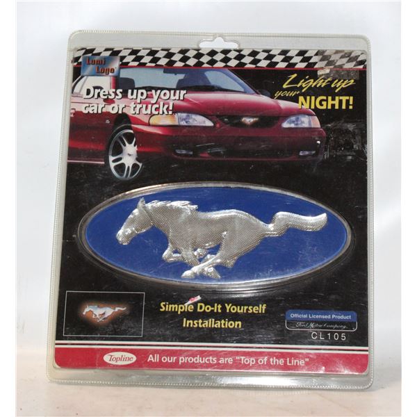 NEW LIGHT UP 8” MUSTANG EMBLEM