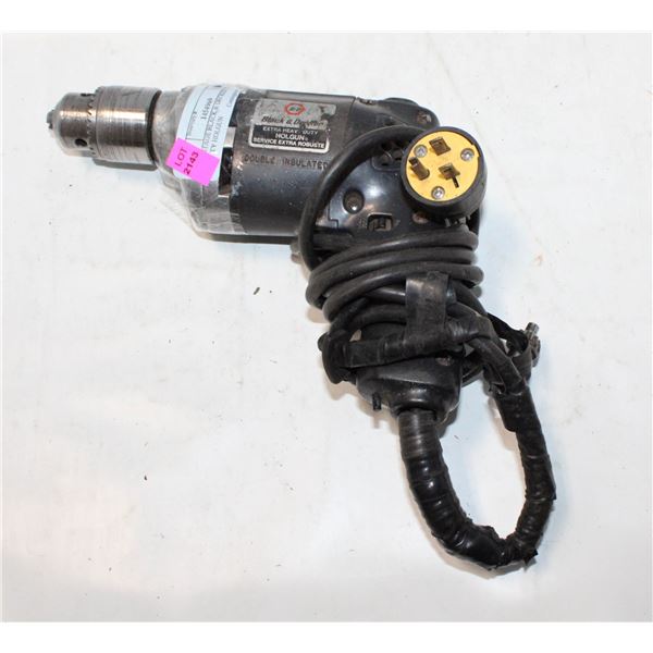 VINTAGE BLACK & DECKER EXTRA DUTY HOLGUN