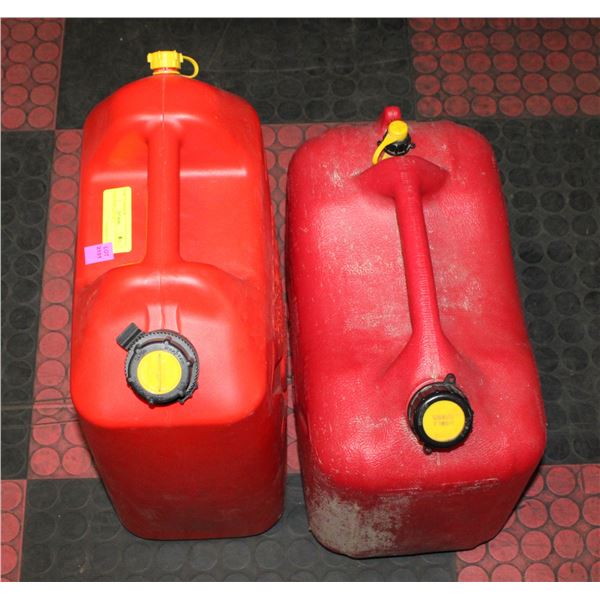 GAS CANS- LOT OF 2