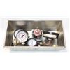 Image 1 : ESTATE LOT ASSORTED AIR PRESSURE GAUGES
