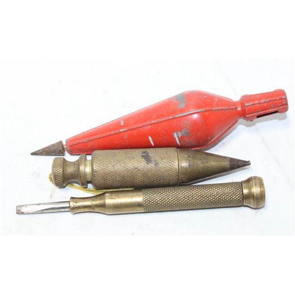 VINTAGE PLUM BOB STANLEY & HERCULES BRASS