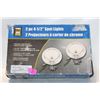 Image 1 : ESTATE NEW 2 PC 4-1/2 SPOT LIGHTS IN BOX