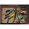 Image 1 : LOT OF ESTATE VARIOUS SCREW DRIVERS SIZES SHAPES