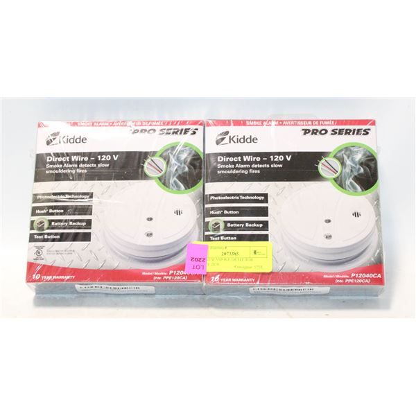 TWO NEW SMOKE DETECTOR EXPIRY 2036