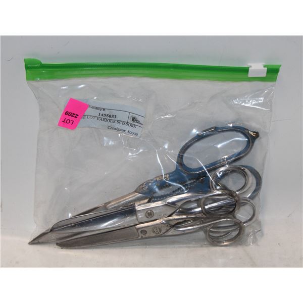ESTATE LOT VARIOUS SCISSORS