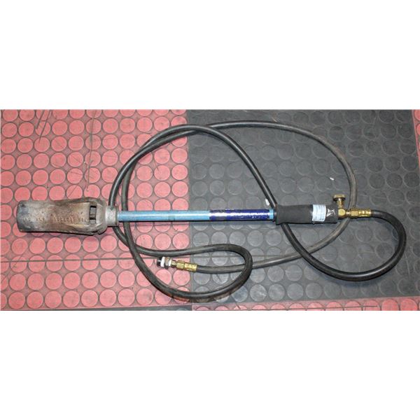 VINTAGE BLOW TORCH WITH PROPONE ATTACHMENT