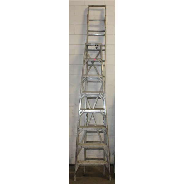 LOT OF 2 LARGE LADDERS VARIOUS SIZES