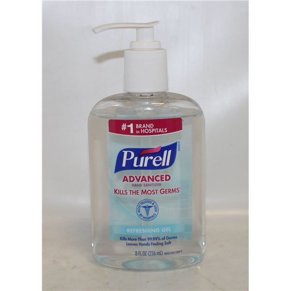 NEW CASE OF 12 PURELL HAND SANITIZERS 8 FL OZ